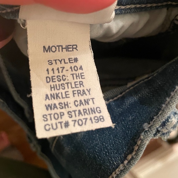 MOTHER Blue Flare Jeans - Picture 6 of 6